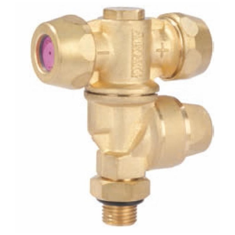 Getto atomizzatore doppio con piastrina in ceramica,filtro e filetto G1/4M