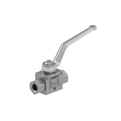 Rubinetto a sfera per valvole oleodinamiche a 2 vie filetto femmina 1/2â€