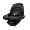 Sedile 450 in sky nero con molleggio meccanico e cintura