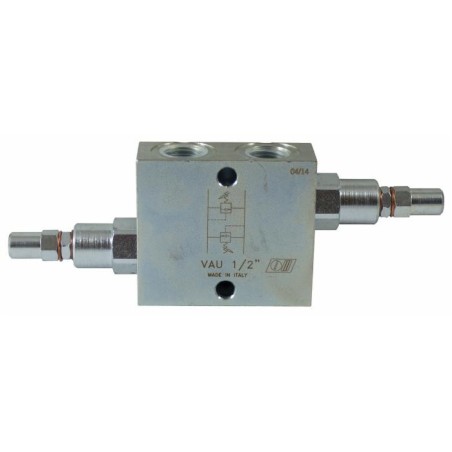 Valvola di massima pressione incrociata (antiurto) da 1/2â€