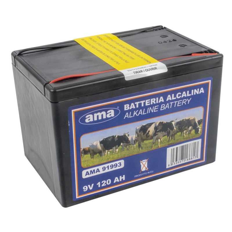 Pila alkalina 9V 120Ah