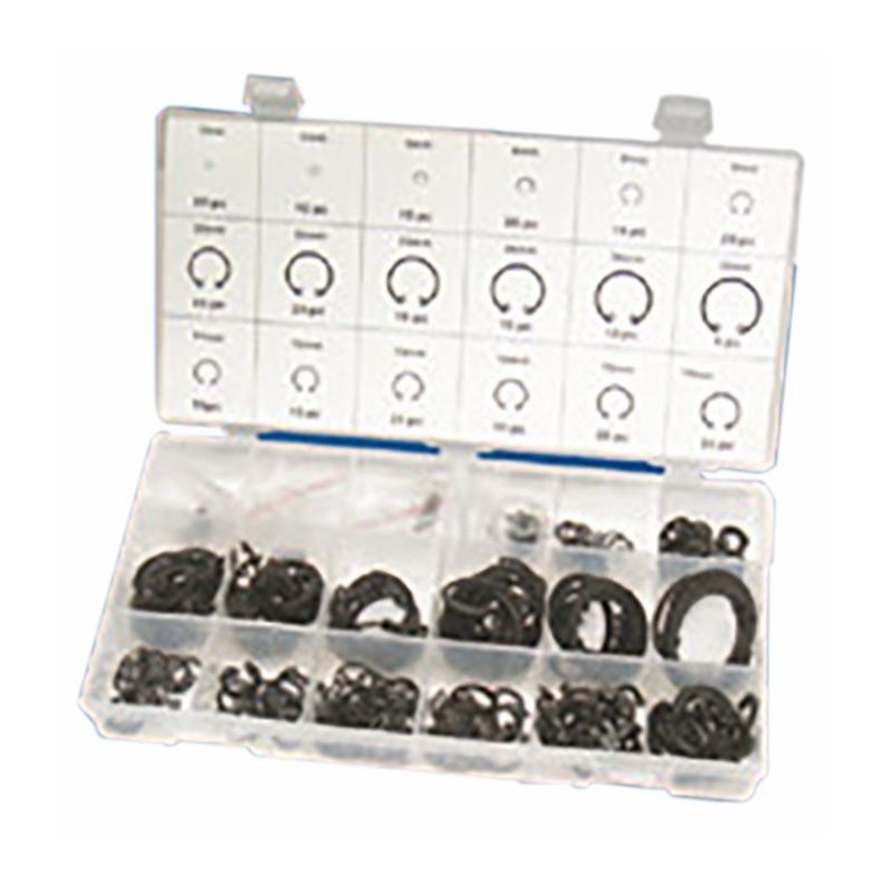 Assortimento anelli seeger 300 pezzi da 3mm a 32mm