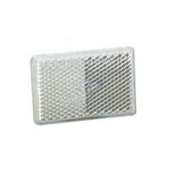 Catarifrangente adesivo bianco 57x39mm