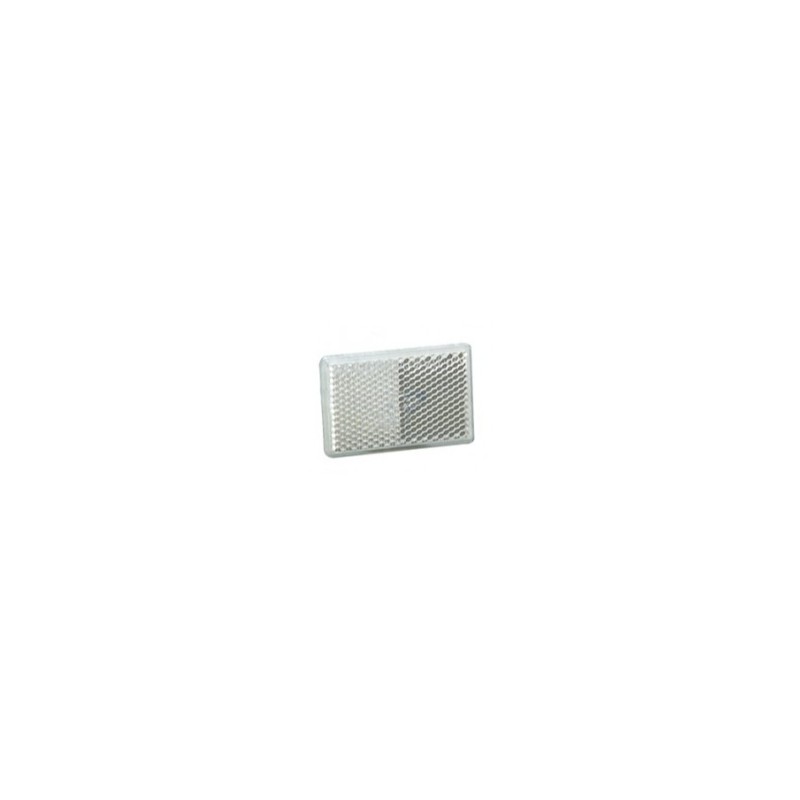 Catarifrangente adesivo bianco 57x39mm