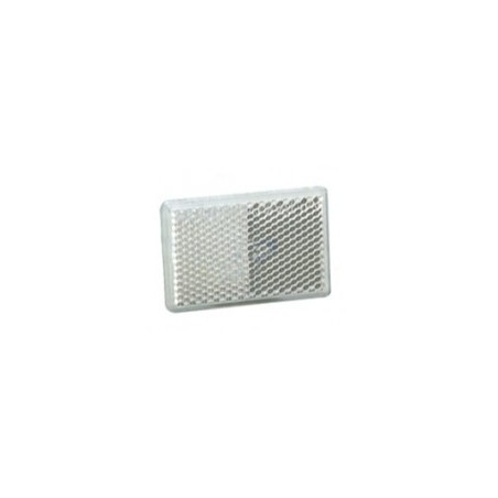 Catarifrangente adesivo bianco 57x39mm