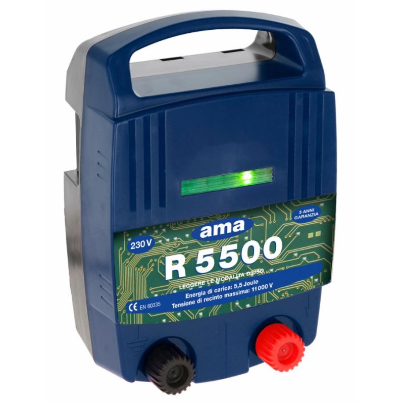 Elettrificatore Ama R5500 da 230V carica 5,5J