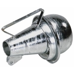 Sfera zincata Ama con cono tipo Ferrari  Ã¸ 150mm