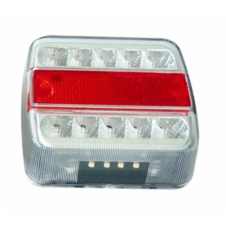 Fanale posteriore dx-sx a LED 13,5V 105,6x97,9x36,4mm
