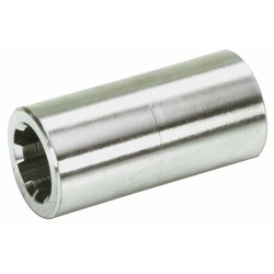 Bussola scanalata con profilo interno 35x31x18mm e lunghezza 50mm