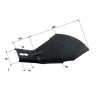 Raschietto per frangizolle sp. 8mm dx