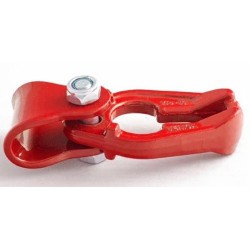 Gancio girevole fune-catena G80 per catena Ã˜ 7/8mm lunghezza 140mm