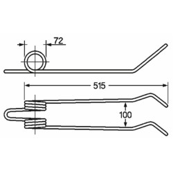 Dente strigliatore adattabile Accord 495754 filo 8