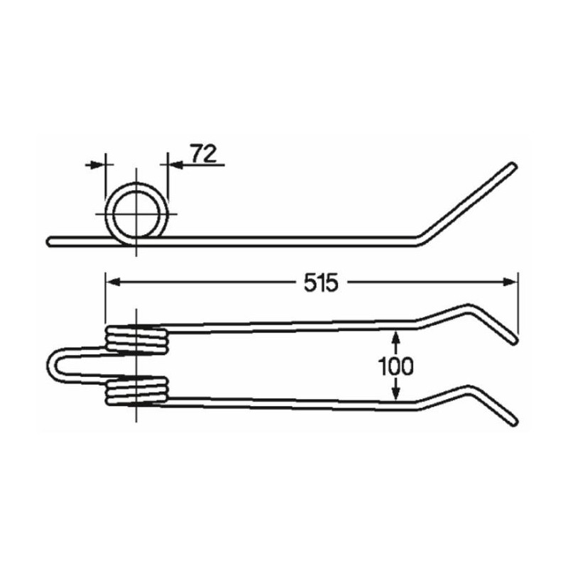 Dente strigliatore adattabile Accord 495754 filo 8