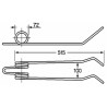 Dente strigliatore adattabile Accord 495754 filo 8