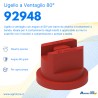 Ugello a ventaglio con angolo ad 80Â° EF08004