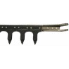 Dentiera 14 denti con testa tranciata lunghezza 2,12 mt adattabile a a Gribaldi & Salvia Superior 394
