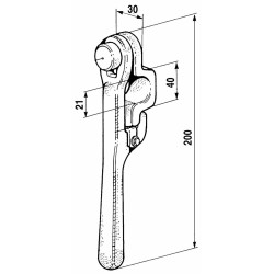 Chiusura universale trilaterale Ã˜ 21mm