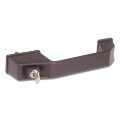 Maniglia per cabina trattore in plastica dx-sx con chiave