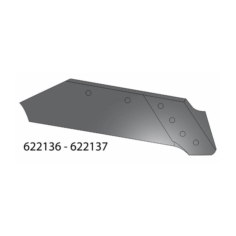 Vomere adattabile Kuhn 622137 sx
