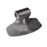 Mazza trincia larghezza 170mm lunghezza 80mm attacco 70mm e foro Ã˜ 16,5mm adattabile a Palladino