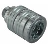 Innesto rapido a valvola femmina 1/2" filetto passaparete din2353 m18 (12l) Faster