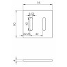 Raschietto per frangizolle adattabile Maschio sp. 4mm
