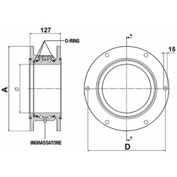Giunto girevole Ã˜ 200