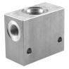 Corpo in alluminio per valvole elettriche a 3 vie cavitÃ  7/8"