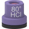 Ugello cono vuoto con inserto ceramica e corpo in Delrin 80Â° viola