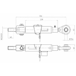 Stabilizzatore adattabile Case 224249A2