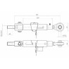 Stabilizzatore adattabile Case 224249A2