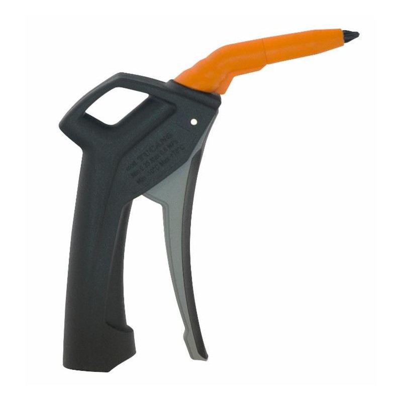 Pistola Tucano con tubetto di plastica e silenziatore morbido antigraffio