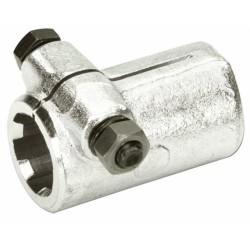 Bussola scanalata con bullone e profilo interno 1"3/8 Z21 e lunghezza 80mm
