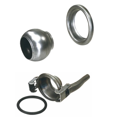 Giunto sferico di tipo Ferrari Ã˜ 100mm con guarnizione