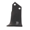 Zappa dx adattabile Breviglieri,piatto 60x6,foro 12,5