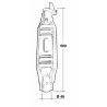 Silenziatore corto con parapioggia CNH 580710
