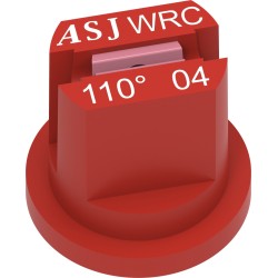 Ugello a ventaglio ad ampio spettro ceramico WRC 110Â° rosso