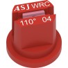 Ugello a ventaglio ad ampio spettro ceramico WRC 110Â° rosso