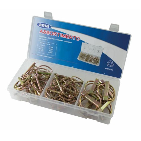 Assortimento 50 spine a scatto