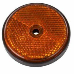 Catarifrangente con foro arancione Ã˜ 60mm