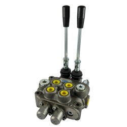 Distributore oleodinamico Ama a 2 leve doppio effetto - 40L
