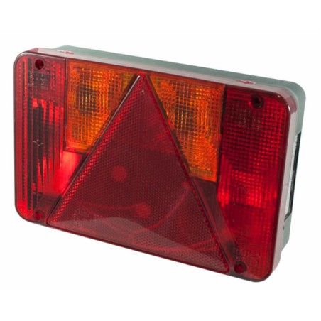 Fanale posteriore alogeno dx 220x140mm 6 funzioni luminose