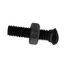 Bullone testa ovale M10x45 con dado