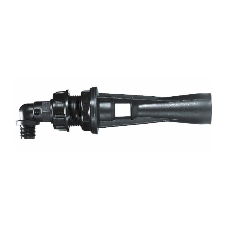 Agitatore idraulico ispezionabile con ugello Ã˜ 2mm e raccordo curvo 90Â°