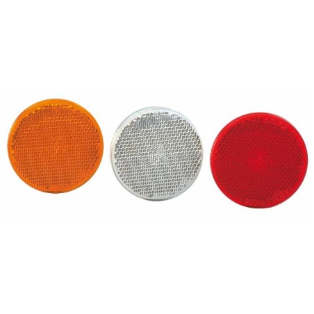 Catarifrangente con vite M5 bianco Ã˜ 60mm