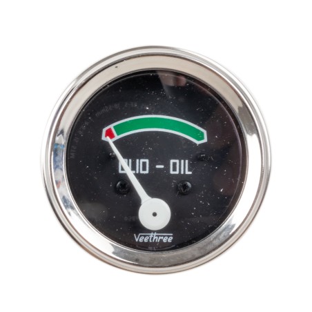 Manometro olio motore analogico 0-8bar filettatura 1/8" conico