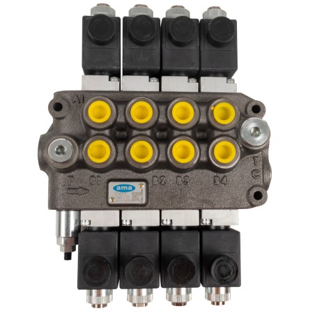 Distributore elettrico 4 sezioni 3/8 BASIC