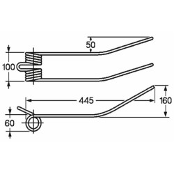 Dente giroandanatore adattabile Slam Girorami filo 8,5