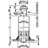 Colonnetta per idroguida lunghezza 299mm