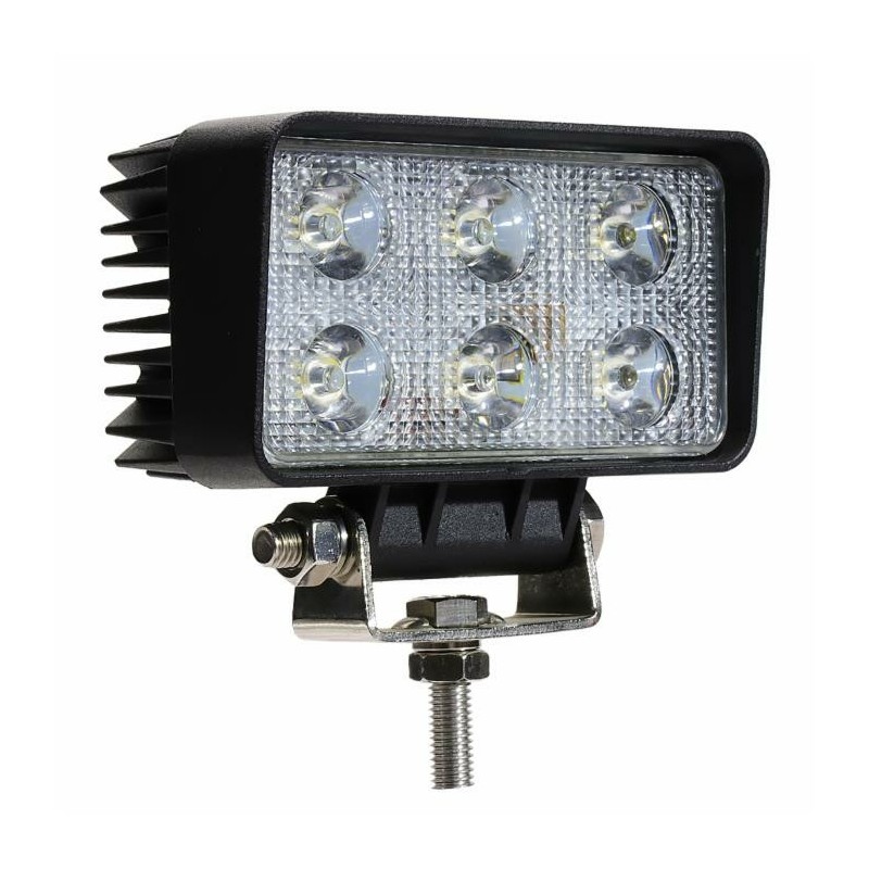 Faro da lavoro 6 LED Epistar a largo raggio freddo 18W IP67